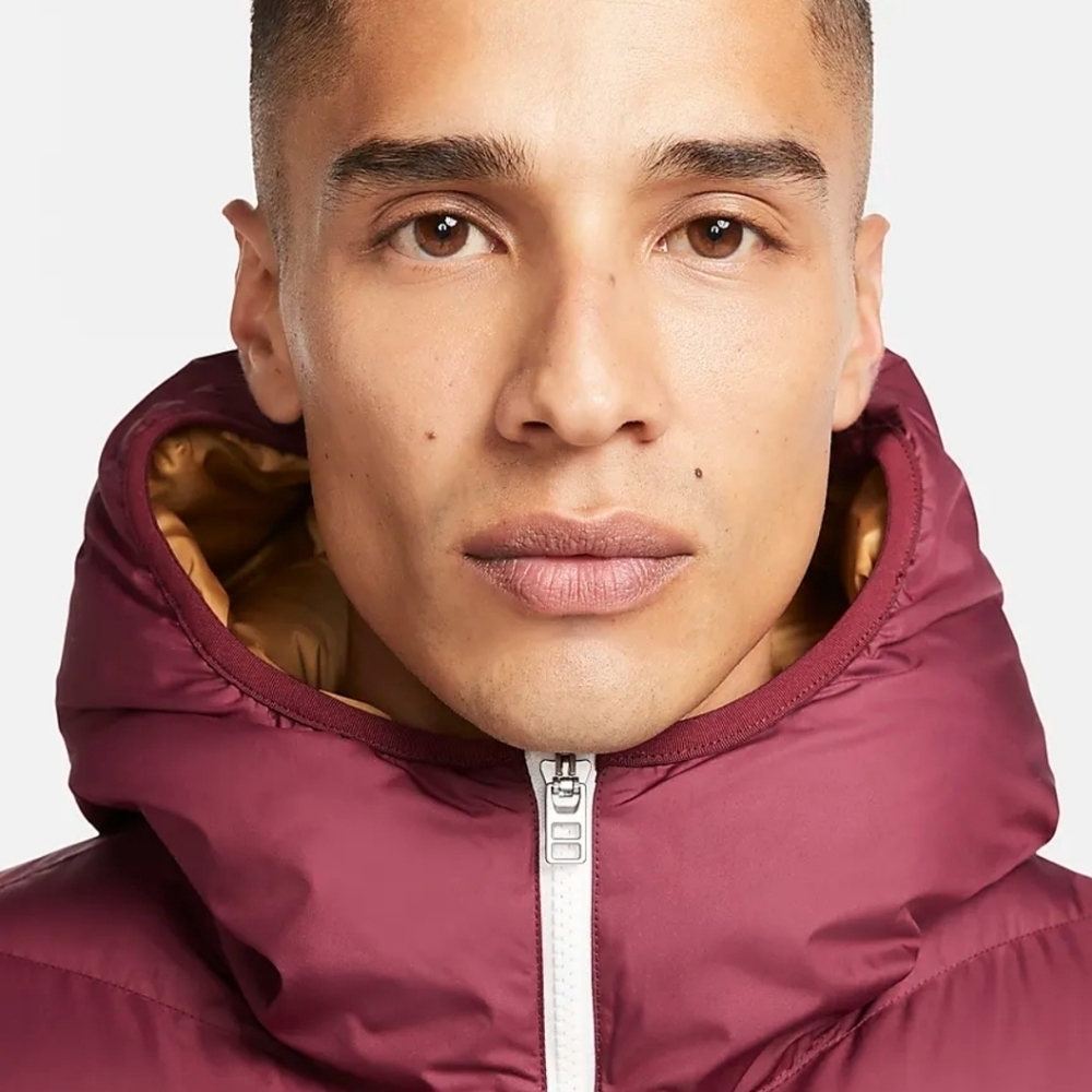 Nike puffer windrunner storm fit color block hooded sportswear jacket - Picture 15 of 15